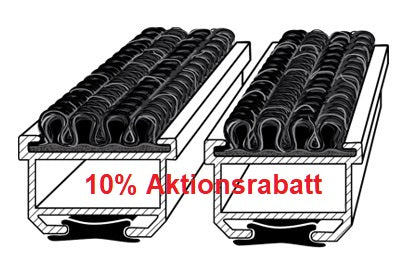 Alu-Profilmatte 23 mm (Light) mit Rips Standardgrößen - Josef Becker, BECKLAND-Erzeugnisse GmbH & Co. KG